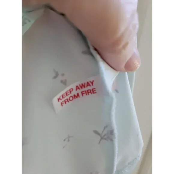 Laura Ashley Blue Cami Babydoll size Large Y2k cottagecore Soft girl - Picture 5 of 5